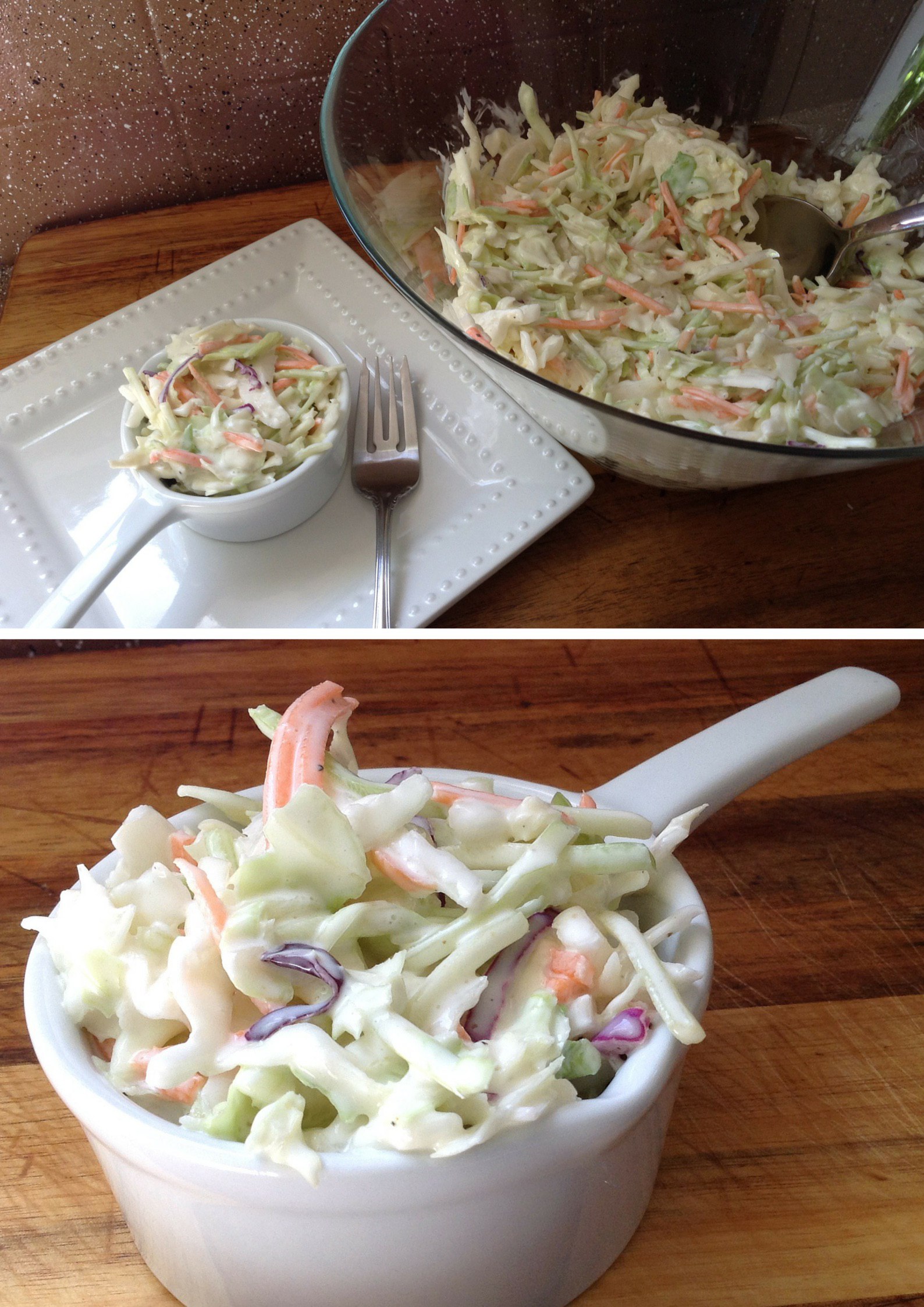 Easy Creamy Coleslaw - Savvy In The Kitchen