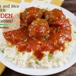 Meatballs and Rice with Hidden Vegetables