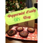 Peppermint Candy DIY tray