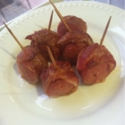 Bacon Wrapped Sausage Bite's
