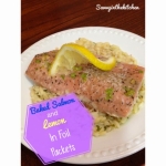 Baked Salmon and Lemon Foil Packets - A healthy Start!