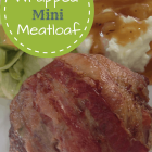 Bacon Wrapped Mini Meatloaf