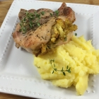 Stove Top Stuffed Pork Chops (#frugalFriday)