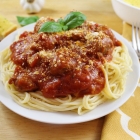 Italian Sausage and Spaghetti
