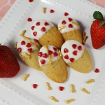 White Chocolate Dipped Strawberry Madeleines - Plus Giveaway!