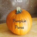 Make Your Own Pumpkin Puree!