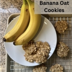 2 Ingredient Banana Oat Cookies