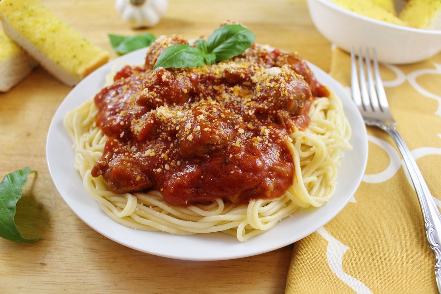 Italian Sausage and Spaghetti