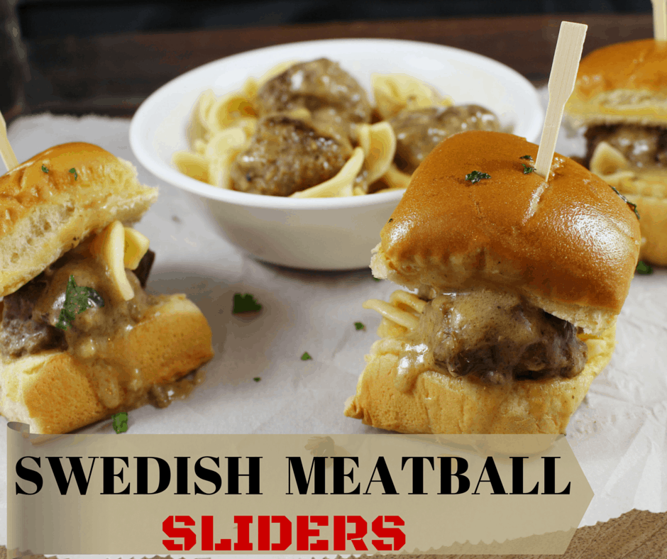 SWEDISH MEATBALL SLIDERS!